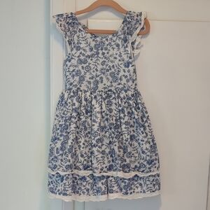 Pippa & Julie Blue Floral Casual Dress